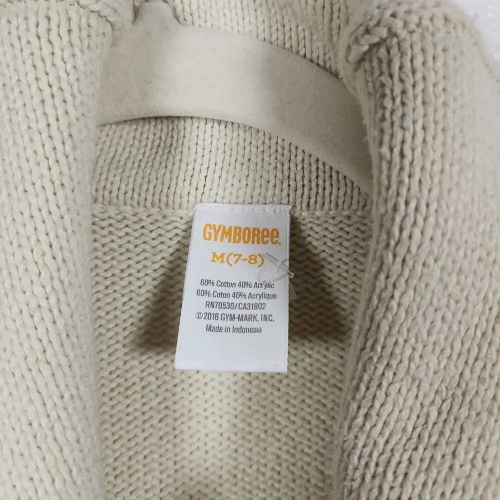 Gymboree Youth Grandpa Sweater Cardigan Medium 7-8 Holiday Winter Boho
